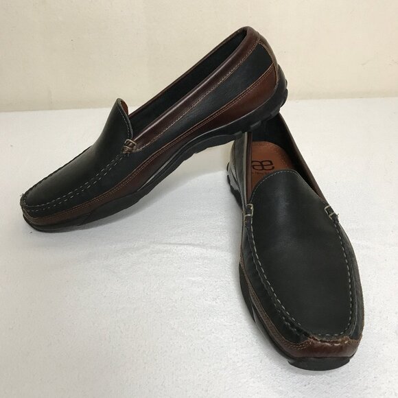 Allen Edmonds Men Size 13 D Boulder Venetian Driving Two Tone Leather Loafer - Picture 1 of 15